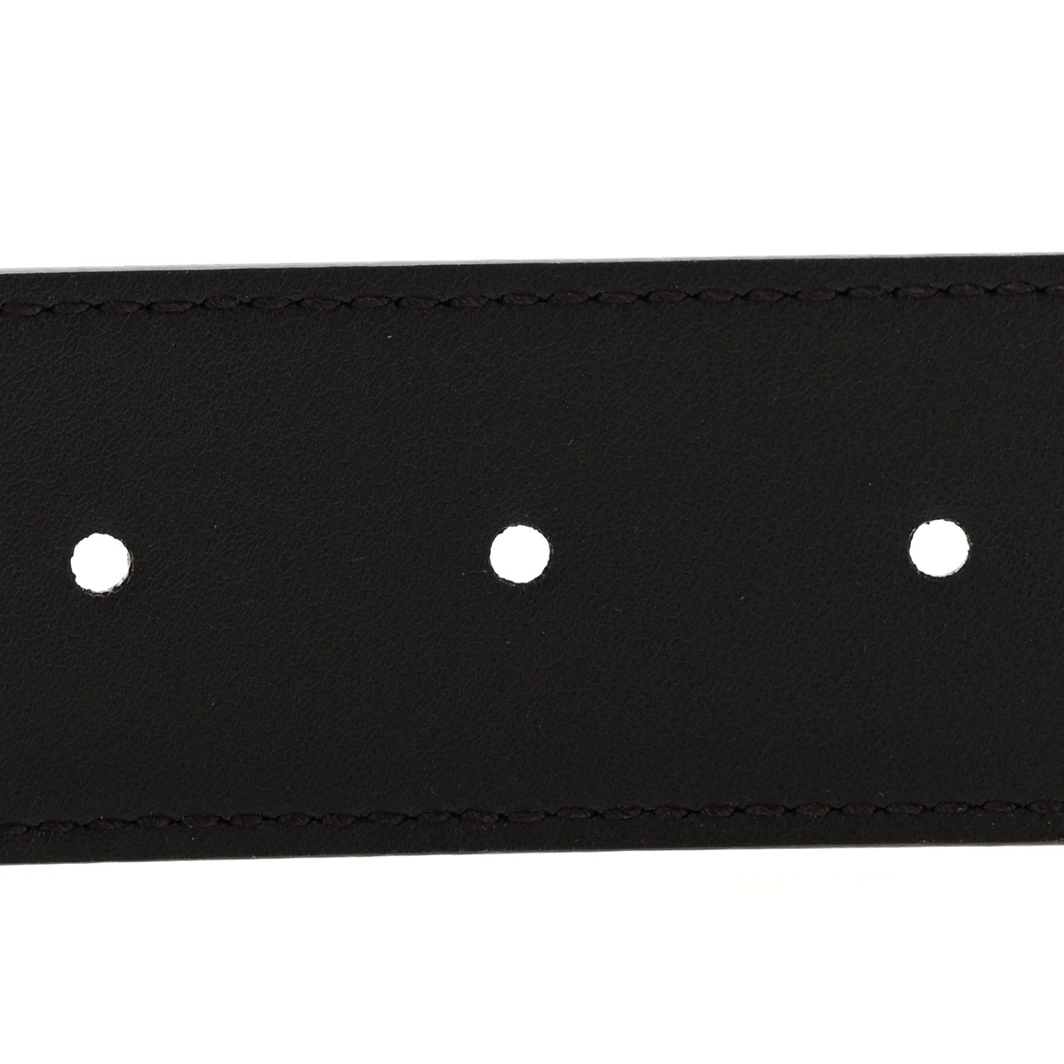 Gucci GG Supreme Logo Plaque 35mm Belt 115 46 Beige Ebony 4 of 7