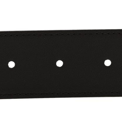 Gucci GG Supreme Logo Plaque 35mm Belt 115 46 Beige Ebony 4 of 7