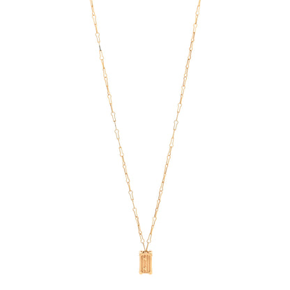 Louis Vuitton 18K Yellow Gold Petite Malle Pendant Necklace 1 of 5
