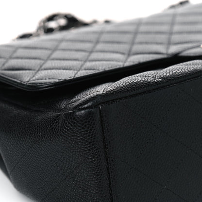Chanel Caviar Quilted Maxi Double Flap Black 5 of 8