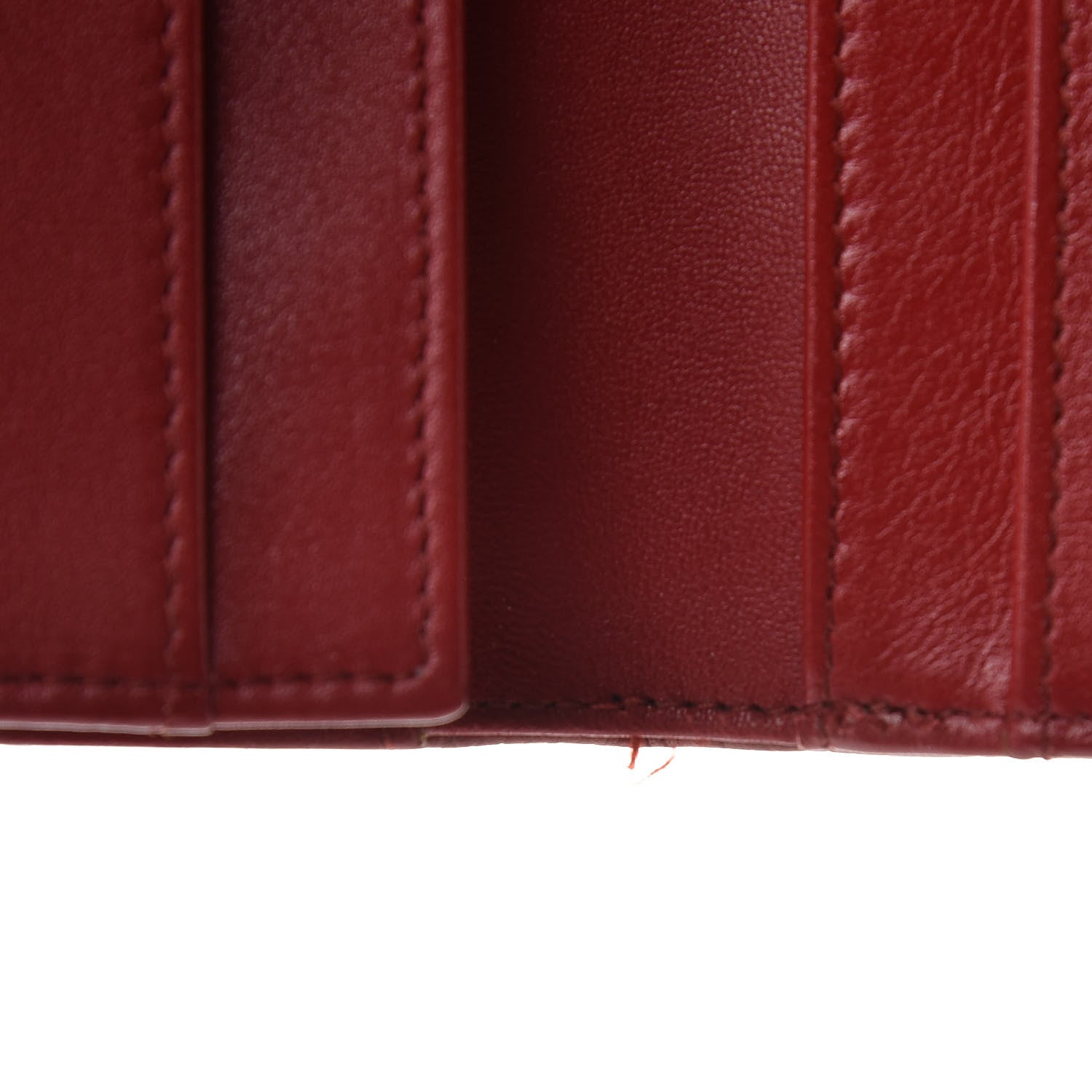 Chanel Caviar CC Long Flap French Wallet Red 11 of 13
