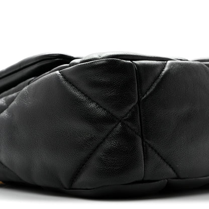 Chanel Lambskin Quilted Medium Chanel 19 Flap Black 9 of 11