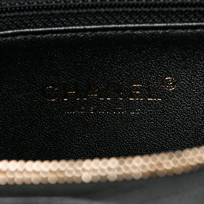 Chanel Caviar Elaphe Quilted Small Coco Handle Flap Black 6 of 10