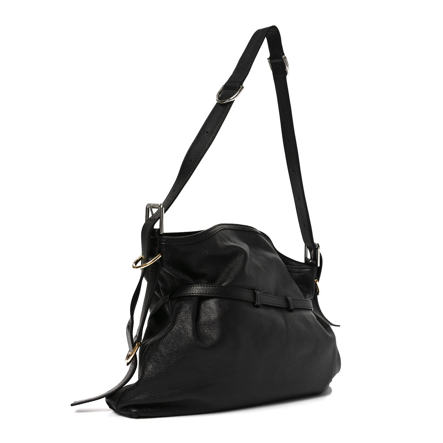 Calfskin Medium Voyou Bag Black