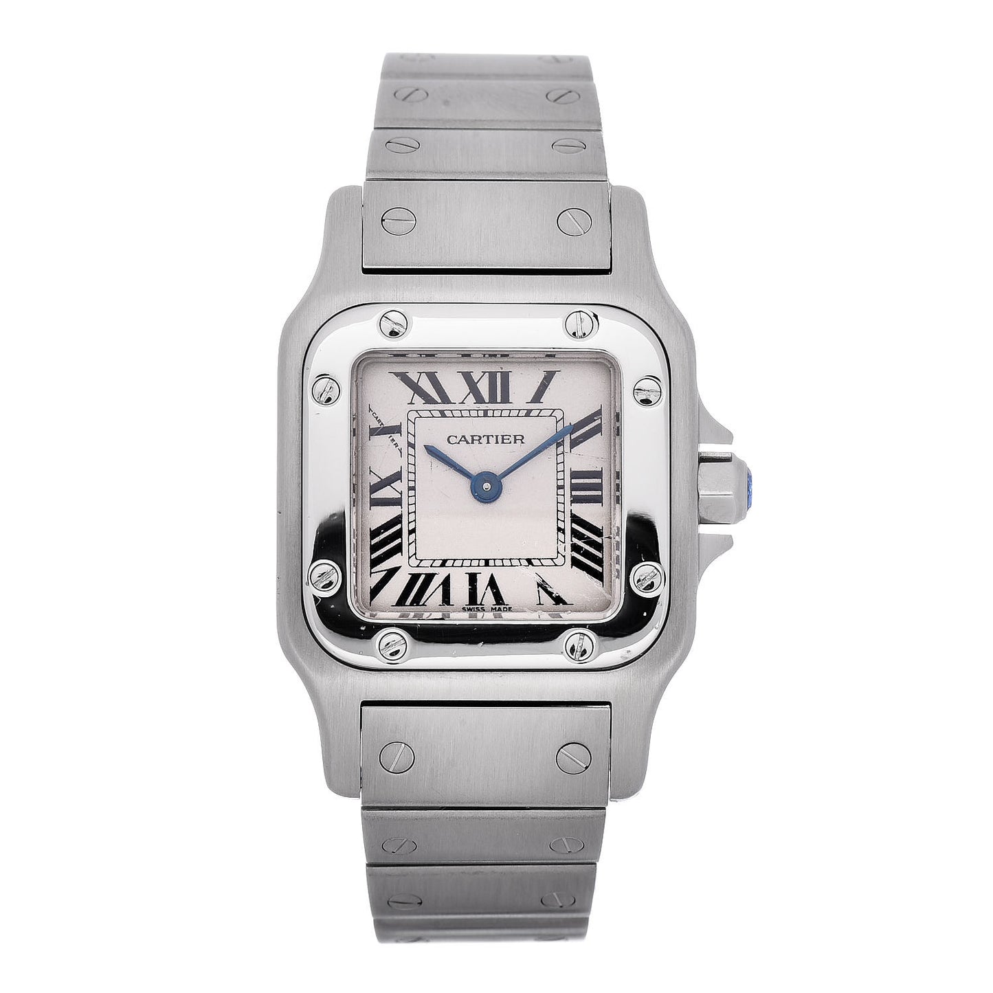 Stainless Steel 24mm Santos de Galbee Quartz Watch