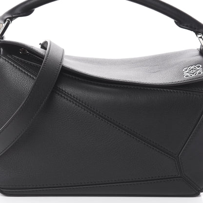 Loewe Calfskin Small Puzzle Bag Black 8 of 8