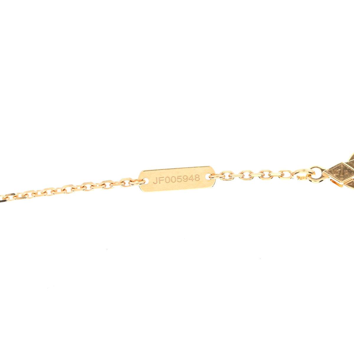 Van Cleef & Arpels 18K Yellow Gold Black Onyx Vintage Alhambra Pendant Necklace 4 of 6