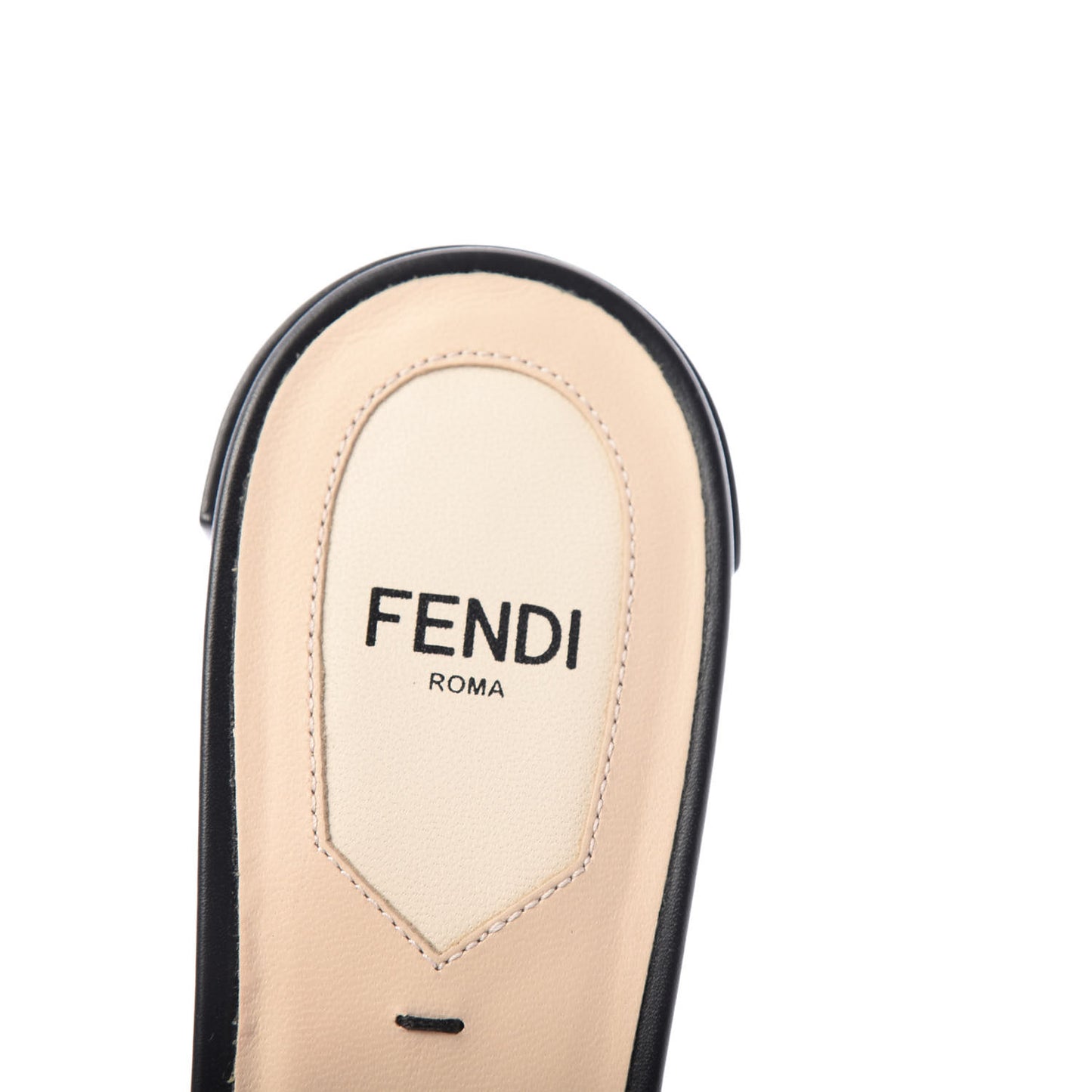 Velvet FF Slide Sandals 38.5 Tobacco
