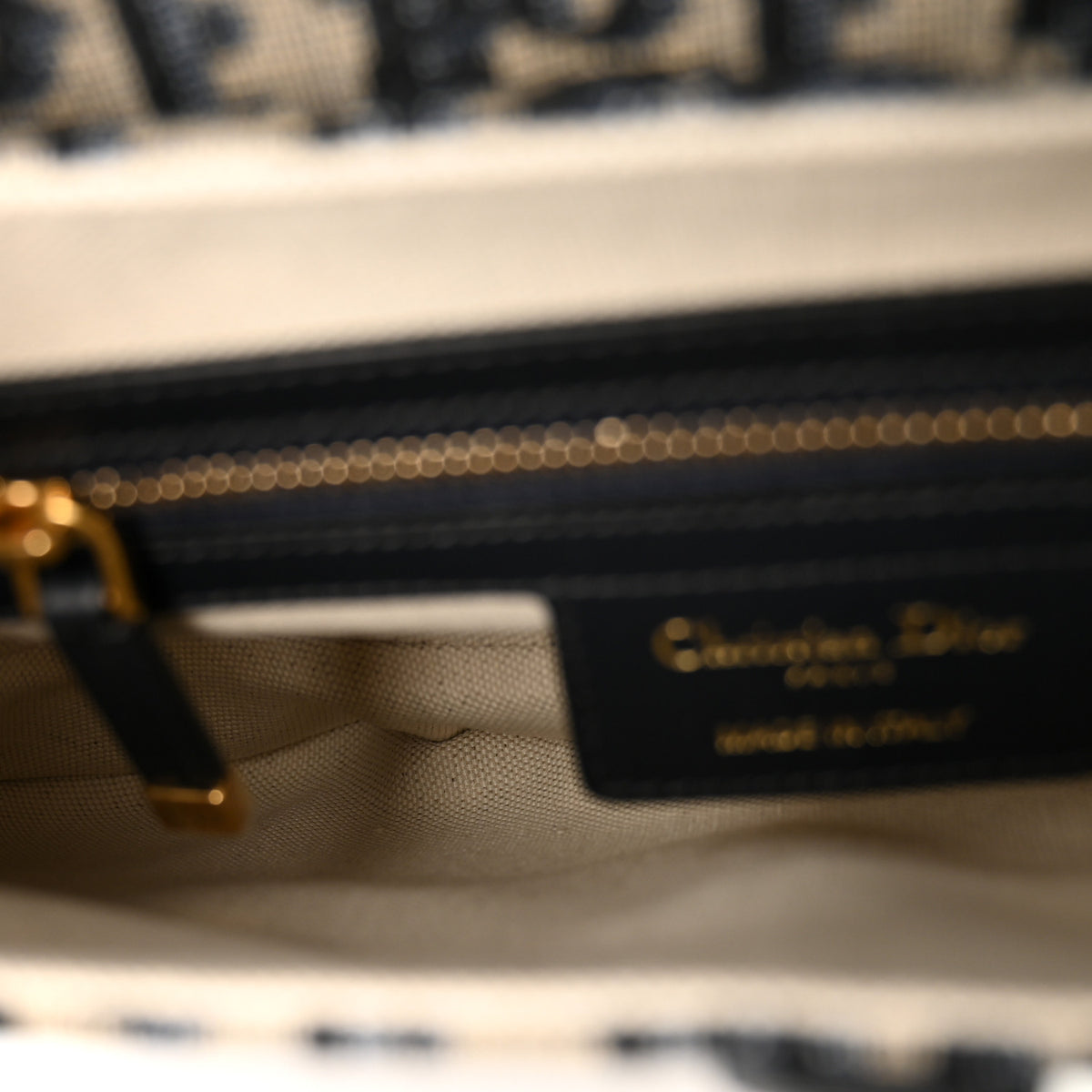Oblique Saddle Bag With Strap Blue