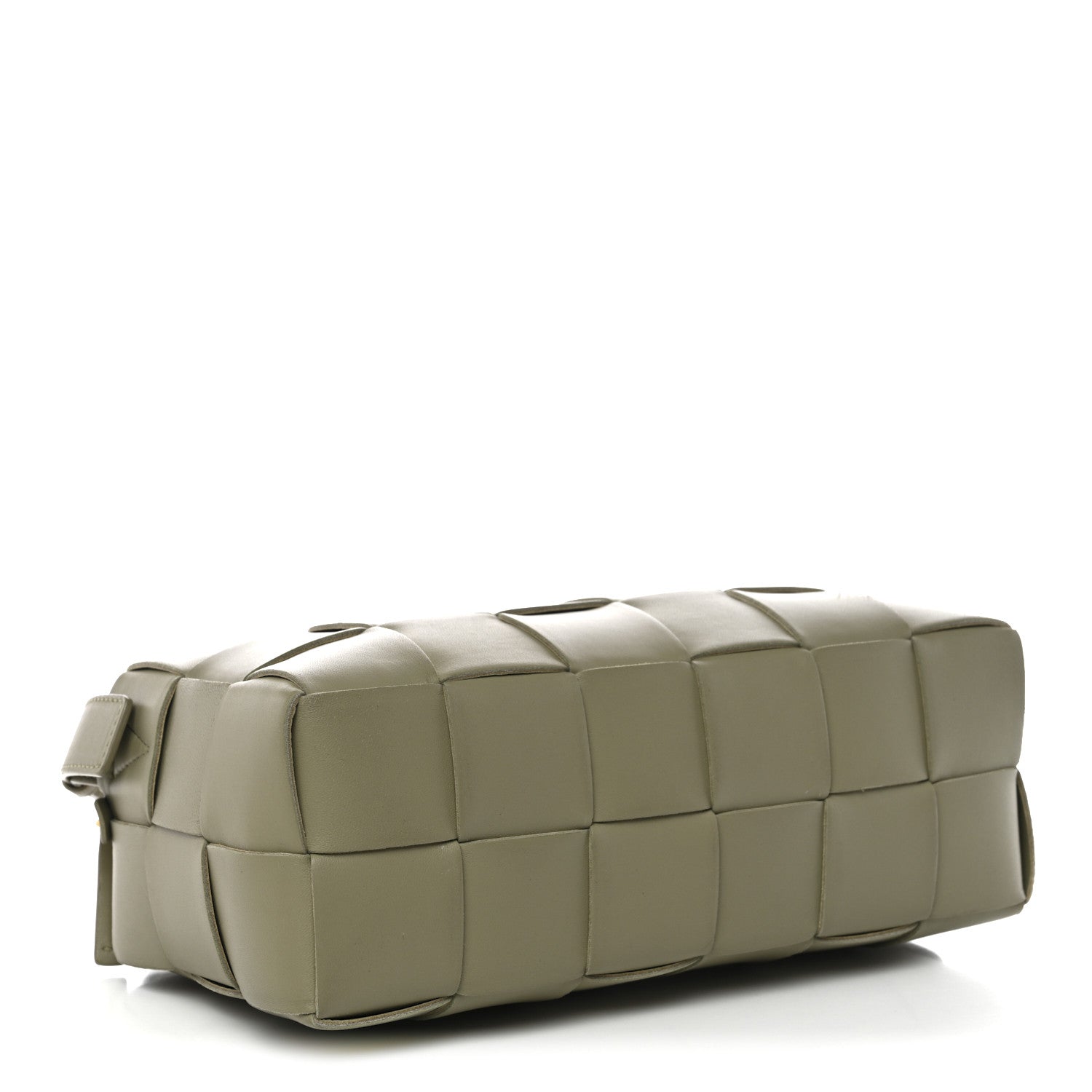 Bottega Veneta Lambskin Maxi Intrecciato Brick Cassette Bag