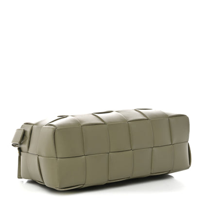 Bottega Veneta Lambskin Maxi Intrecciato Brick Cassette Bag Travertine 4 of 10