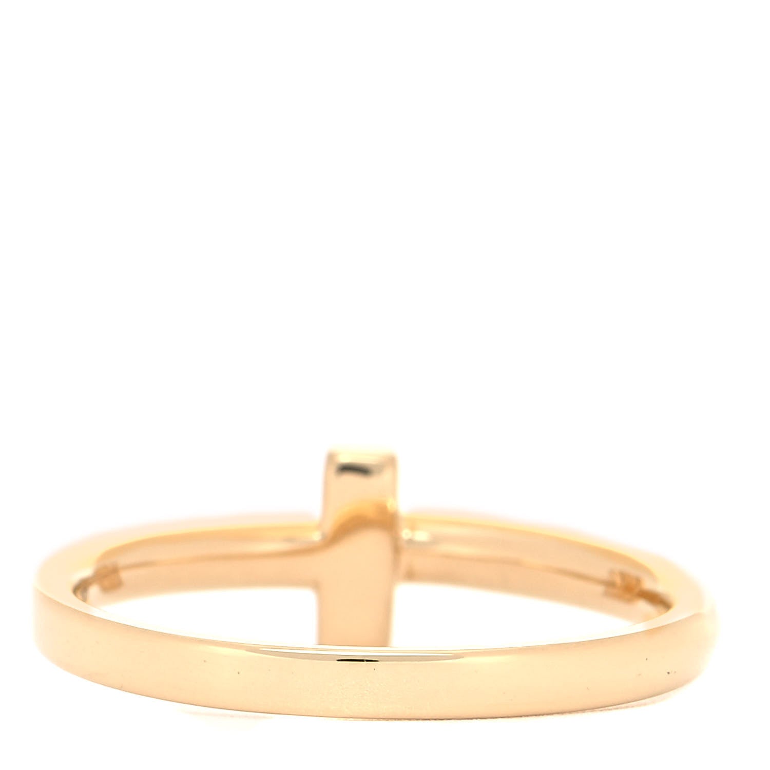 Tiffany 18K Yellow Gold T T1 Ring 61 9.5 3 of 5