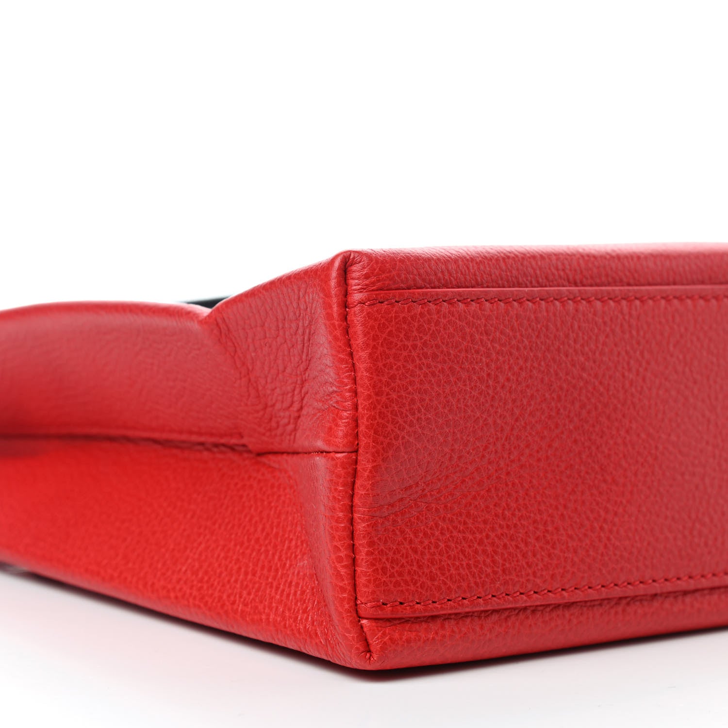 Balenciaga Calfskin Logo XXS Shopping Tote Red 9 of 10