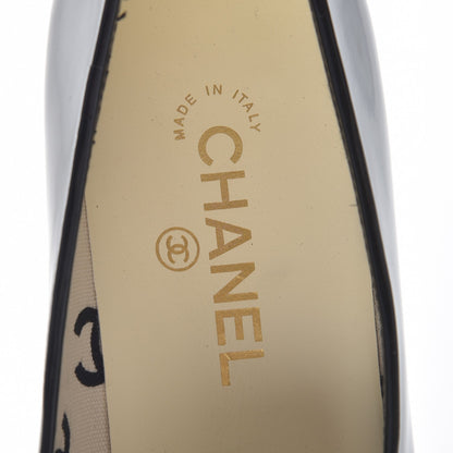 Chanel Patent Tassel Moccasin Loafers 41 Black 7 of 8