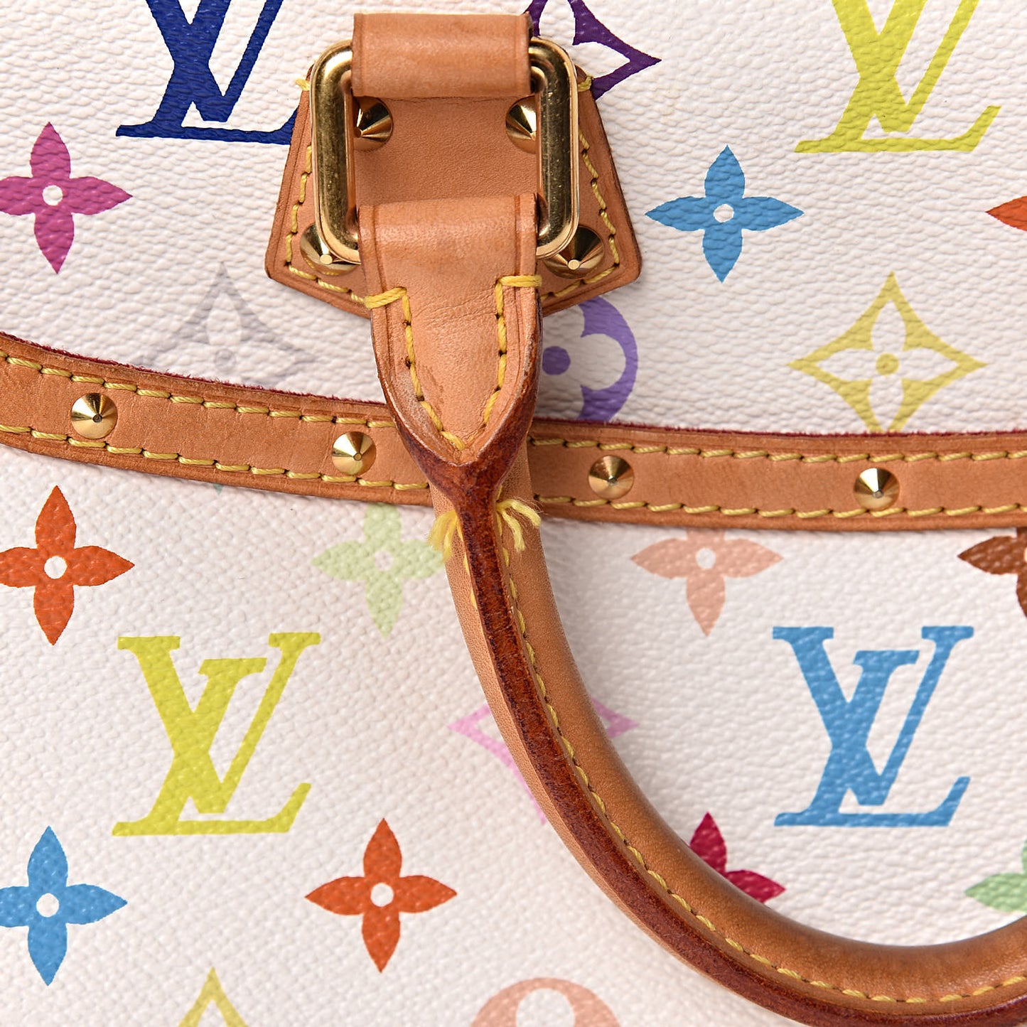 Monogram Multicolor Trouville White