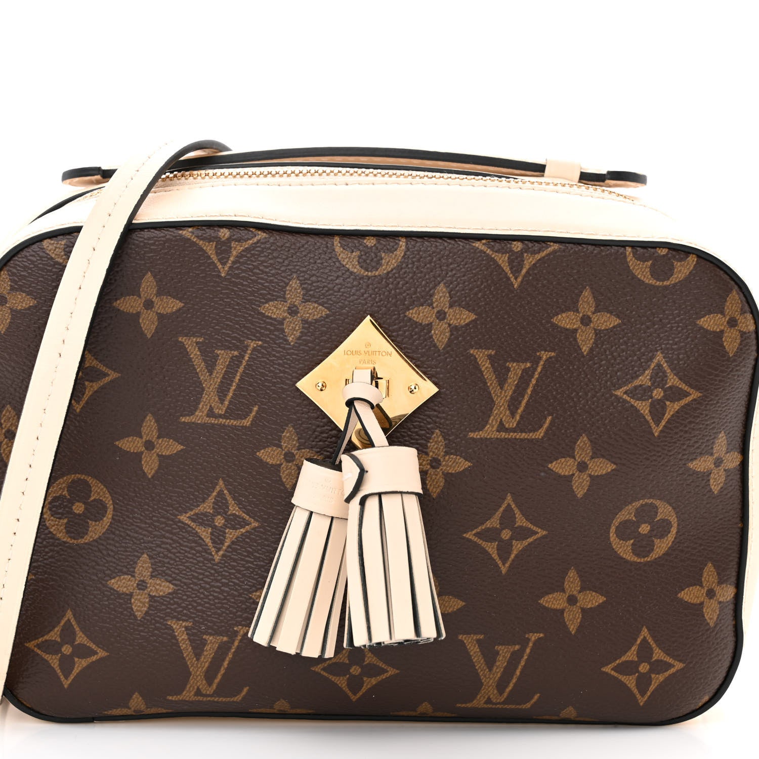 Louis Vuitton Monogram Saintonge Creme 10 of 12