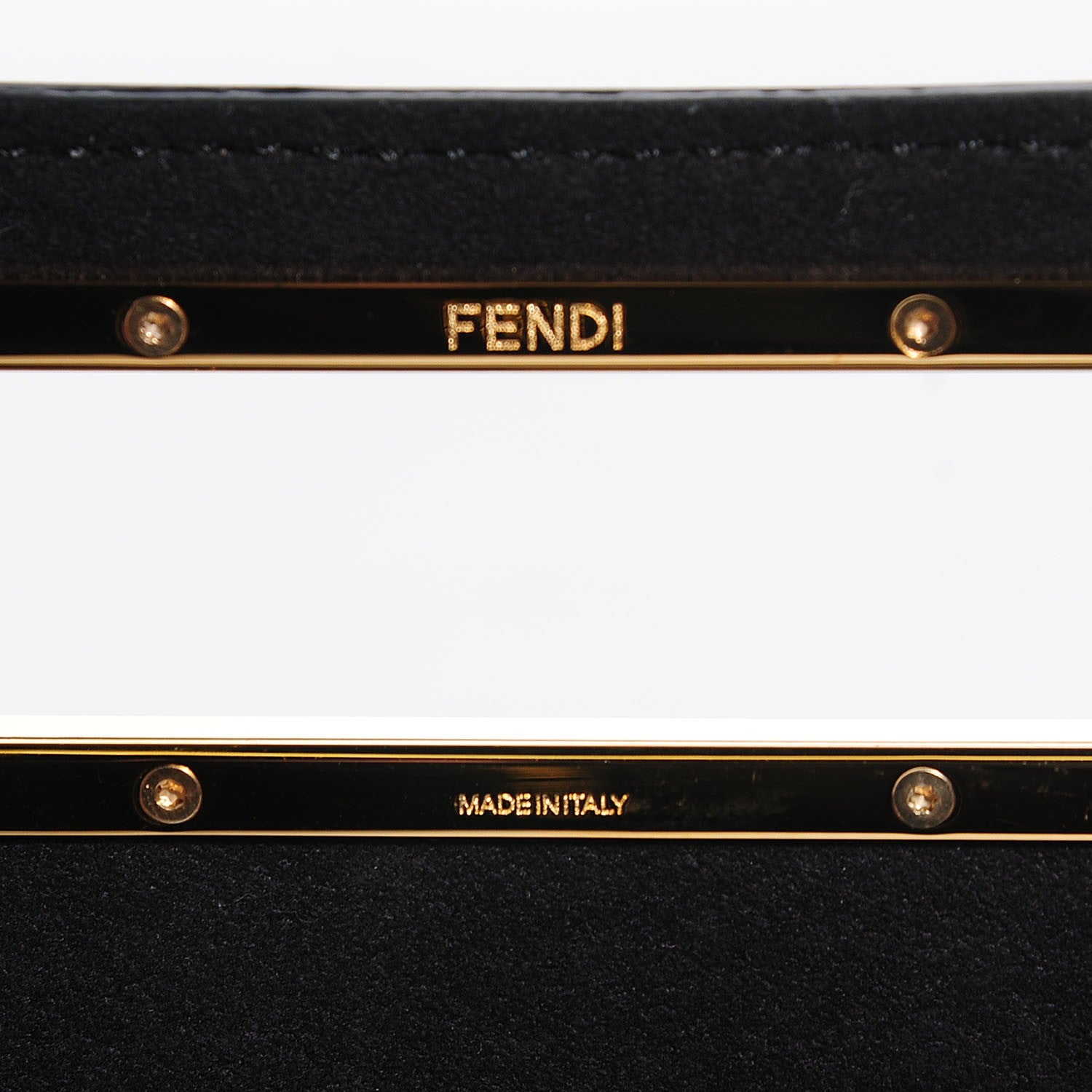 Fendi Vitello Dolce Bi-Color 3Baguette Shoulder Bag Black White 6 of 9