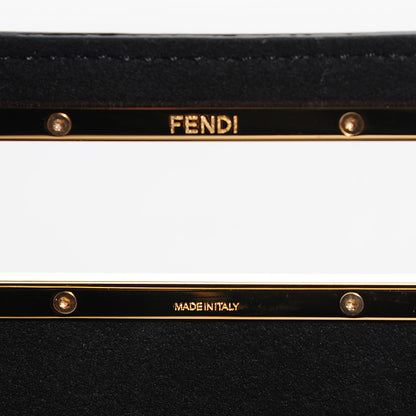Fendi Vitello Dolce Bi-Color 3Baguette Shoulder Bag Black White 6 of 9