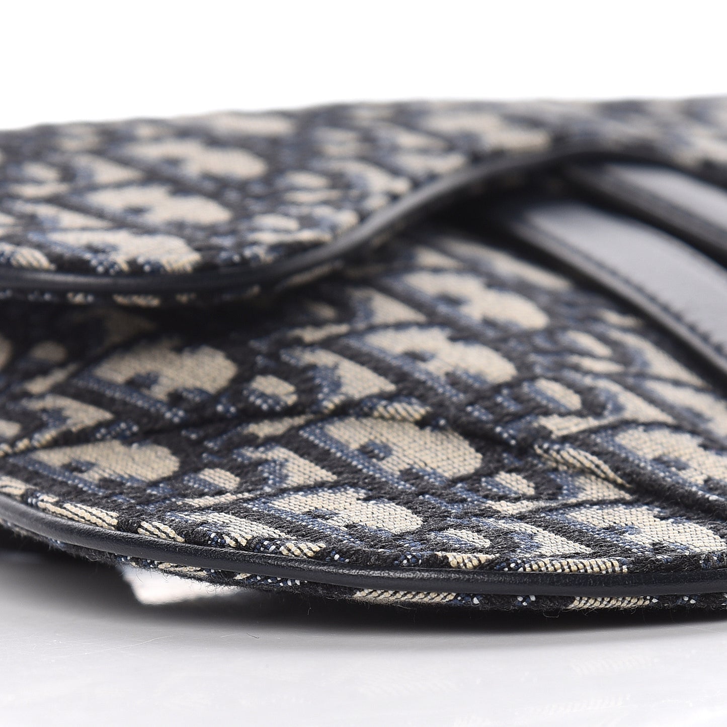 Oblique Saddle Belt Bag Blue