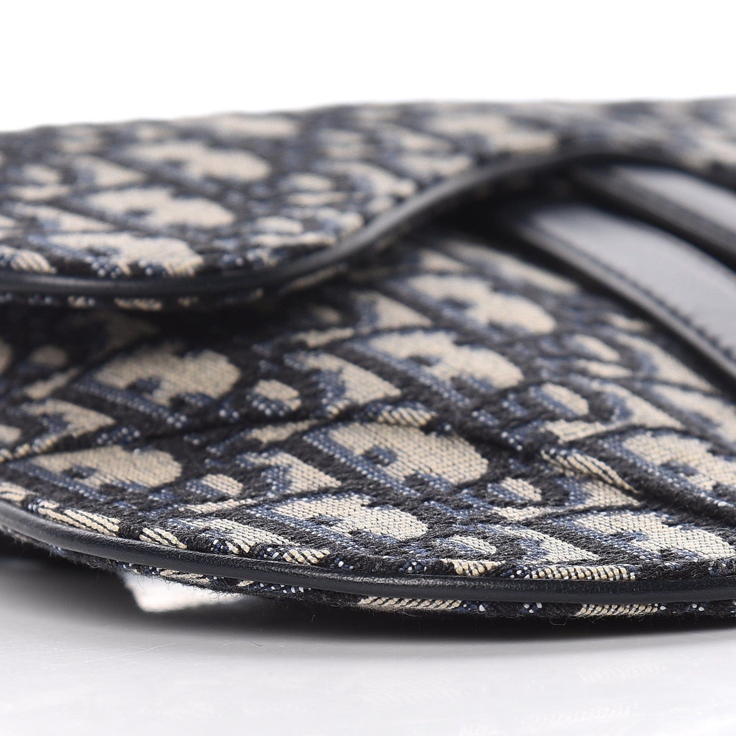 Christian Dior Oblique Saddle Belt Bag Blue 7 of 11