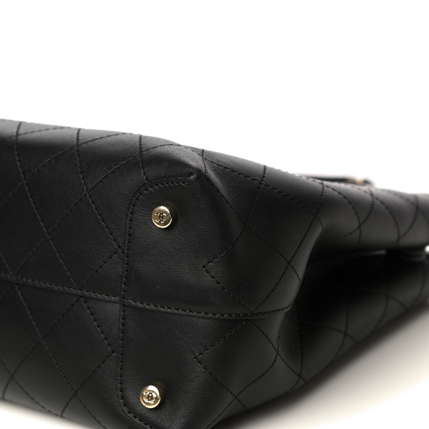 Chanel Calfskin Large Serial Shopper Tote Black 9 of 11