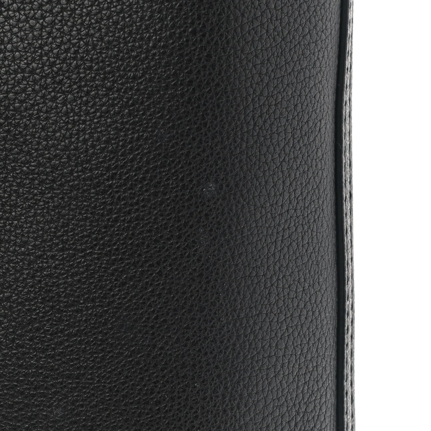 Gucci Pebbled Calfskin Large Logo Portfolio Clutch Black 8 of 8