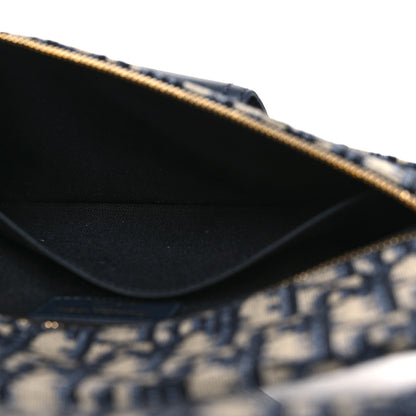 Christian Dior Oblique Medium Diordouble Chain Bag Blue 7 of 13