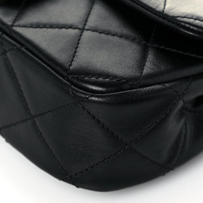 Chanel Calfskin Quilted Mini Rectangular Crystal Pearls Chain Flap Black 10 of 13