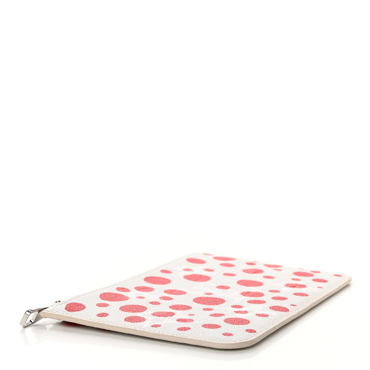 Louis Vuitton LV X YK Empreinte Infinity Dots Neverfull MM Pochette Rouge White 4 of 7
