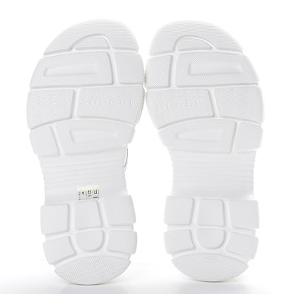 Gucci Metallic Nappa Aguru Slide Sandals 40.5 Argent Great White 7 of 12