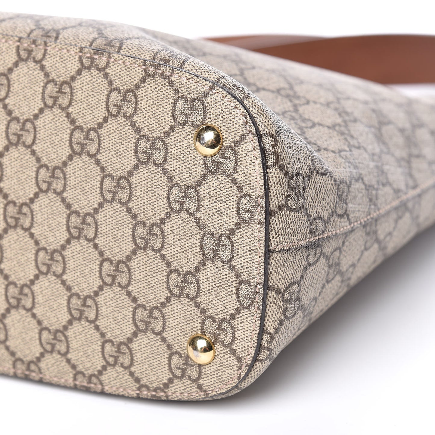 GG Supreme Monogram Linea A Hobo Brown