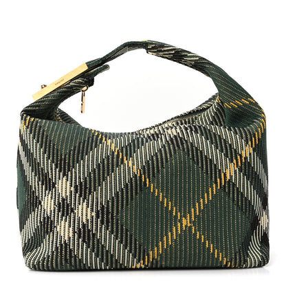 Burberry Canvas Peg Medium Duffle Bag Ivy 1 of 9
