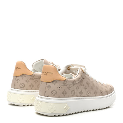 Louis Vuitton Calfskin Mahina Monogram Time Out Sneakers 39 Galet 4 of 10
