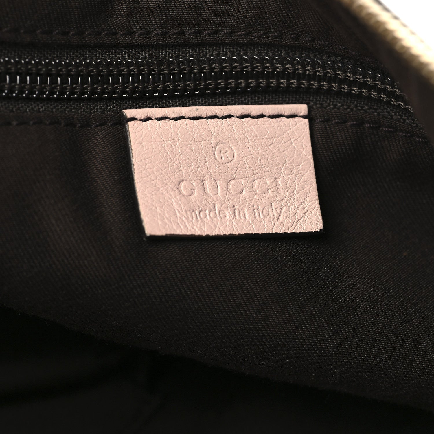 Gucci Monogram Web Medium Half Moon Hobo Gold Pink 6 of 10