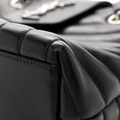 Saint Laurent Calfskin Y Quilted Monogram Small Loulou Shopper Black 11 of 11