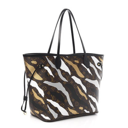 Louis Vuitton X LOL Monogram Neverfull MM Gold Silver 3 of 10