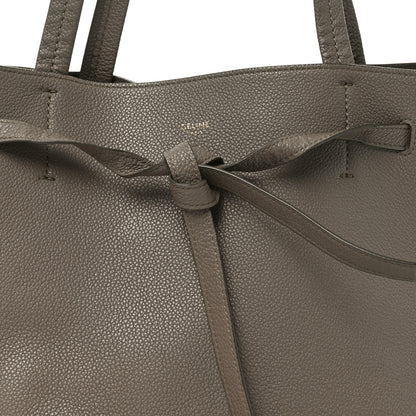 Celine Soft Grained Calfskin Small Belt Cabas Phantom Taupe 8 of 10