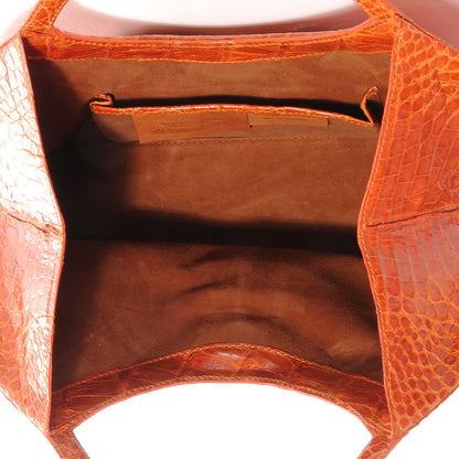 Nancy Gonzalez Crocodile Small Handbag Orange 5 of 7