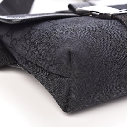 Gucci GG Monogram Web Buckle Belt Bag Black 9 of 12
