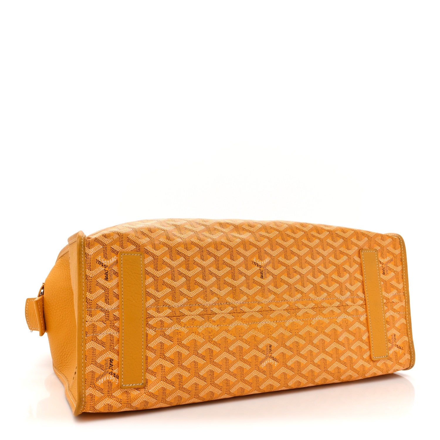 Goyard Goyardine Sac Hardy Pet Carrier PM Yellow 4 of 19