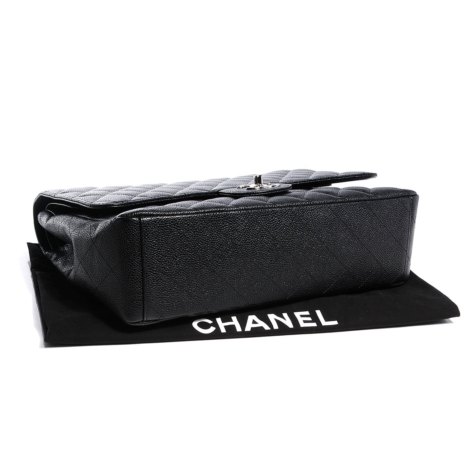 Chanel Caviar Quilted Maxi Double Flap Black 4 of 8