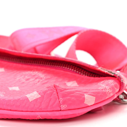 MCM Visetos Mini Crossbody Neon Pink 6 of 12