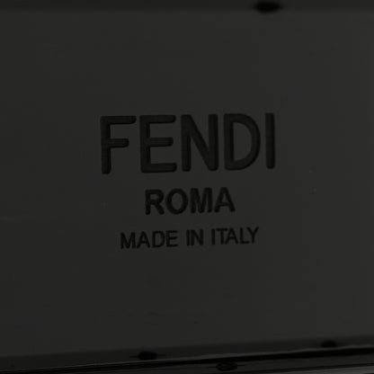 Fendi Plexiglass Vitello Mini Baguette Trunk Black Transparent 10 of 21