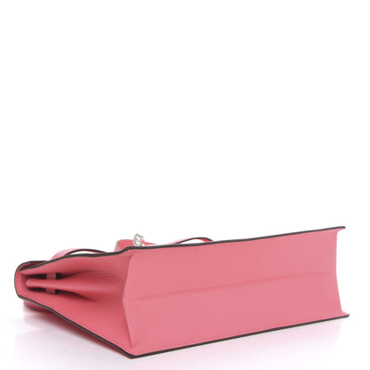 Hermes Evercolor Kelly Danse II Belt Bag Rose Azalee 4 of 10