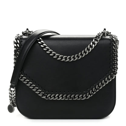 Stella McCartney Eco Alter Nappa Medium Falabella Box Shoulder Bag Black 1 of 12