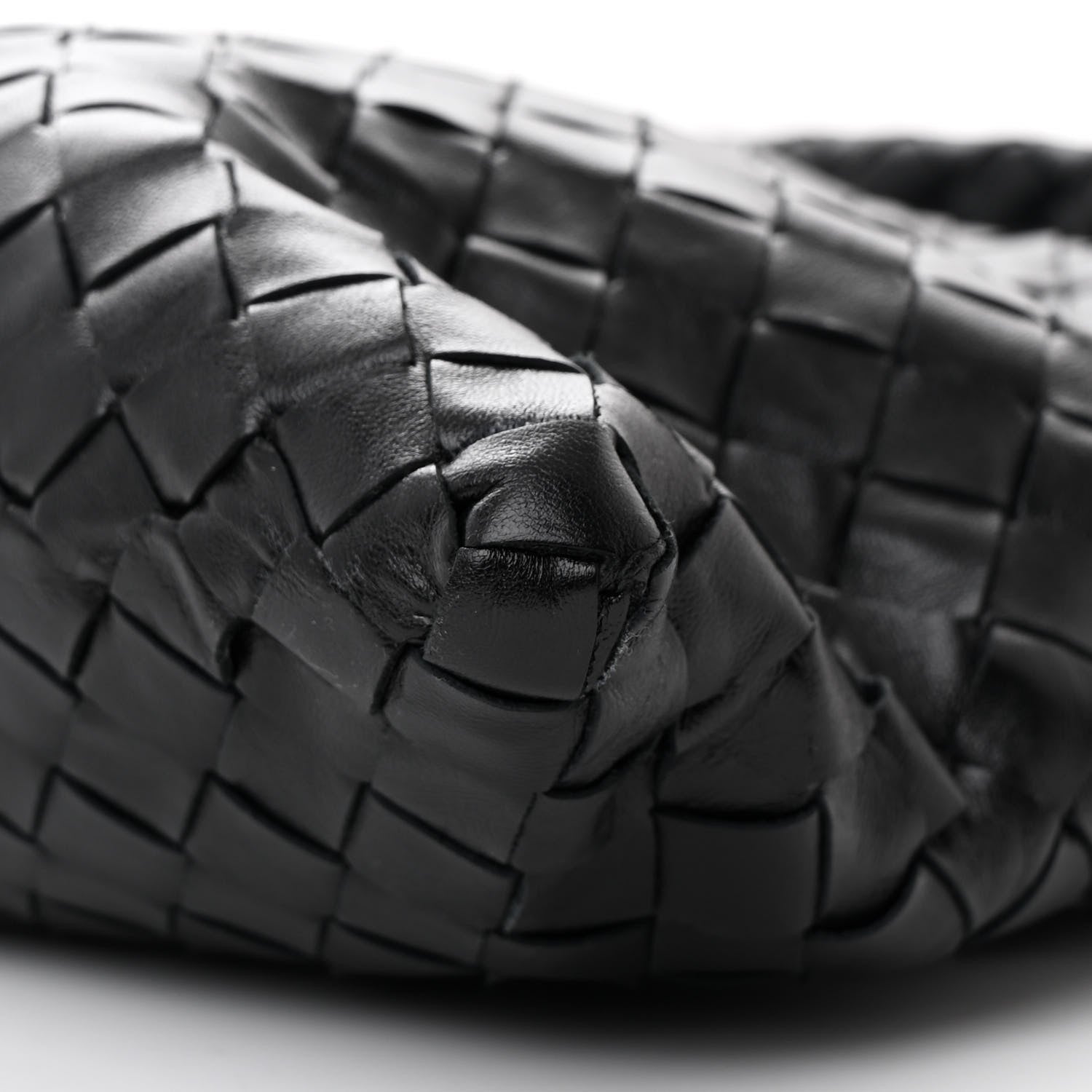 Bottega Veneta Calfskin Intrecciato Small Hop Black 10 of 12