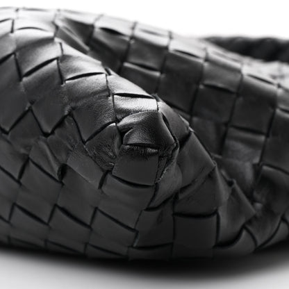 Bottega Veneta Calfskin Intrecciato Small Hop Black 10 of 12