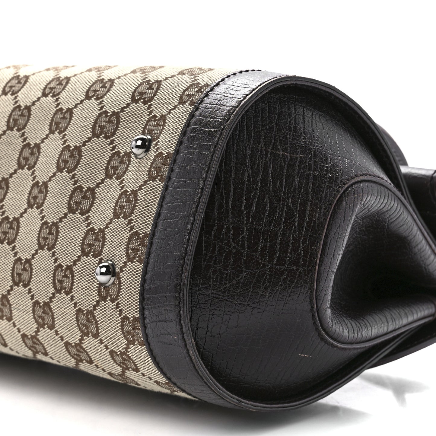 Monogram Bamboo Bullet Bag Dark Brown