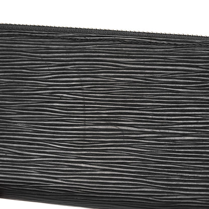 Louis Vuitton Epi Clemence Wallet Black 11 of 12