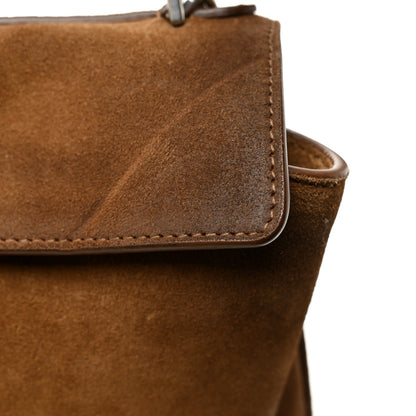 Balenciaga Waxed Suede Mini Rodeo Top Handle Handbag Camel 11 of 11